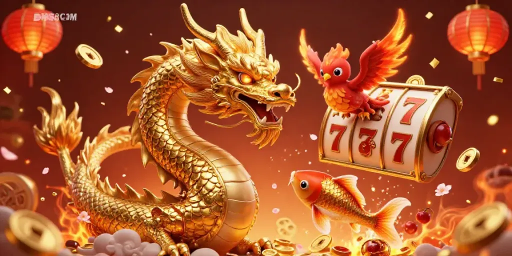 Experience thrilling gameplay at DH88 COM with magical creatures and vibrant casino elements.